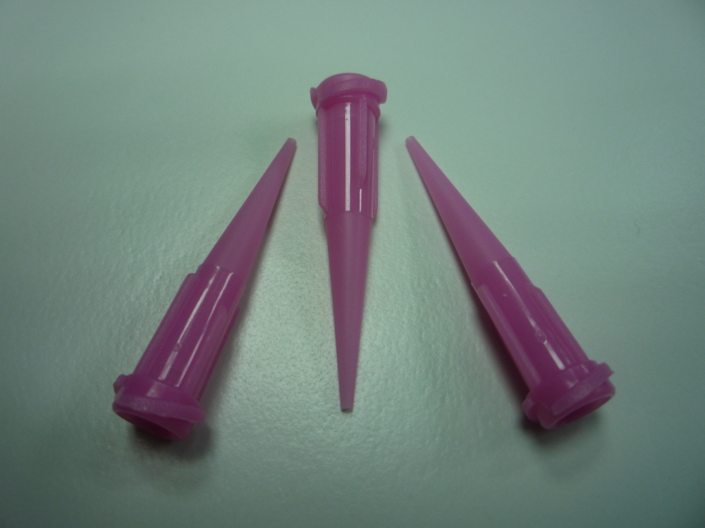 20G錐度塑膠點膠針(粉紅)